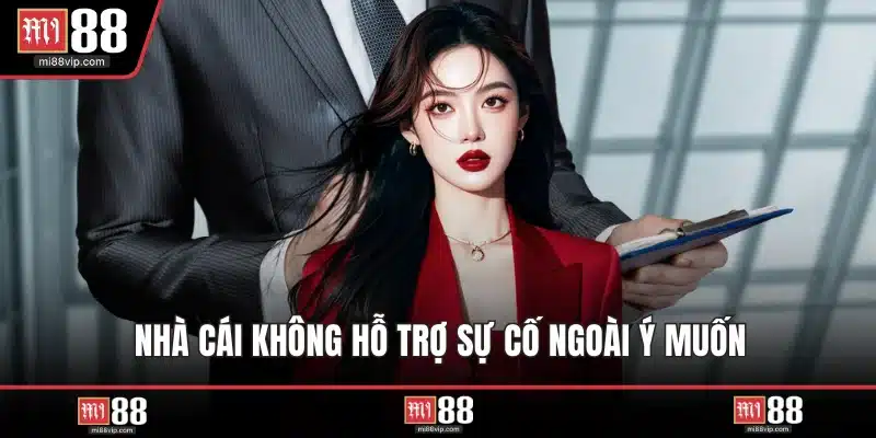 Nhà cái không hỗ trợ sự cố ngoài ý muốn